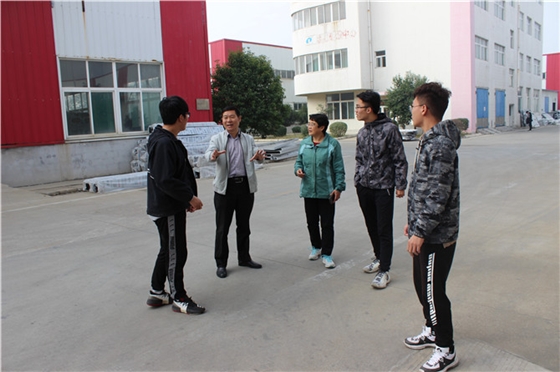 山東農(nóng)業(yè)大學土木工程專業(yè)師生來泰信股份參觀學習2
