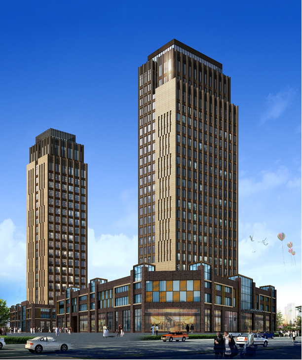 濟(jì)寧英萃國(guó)際中心幕墻工程 濟(jì)寧英萃國(guó)際中心幕墻工程